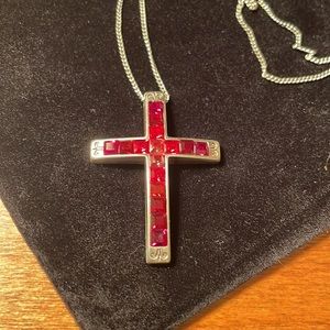 Brighton Spectrum Cross Necklace Like New
